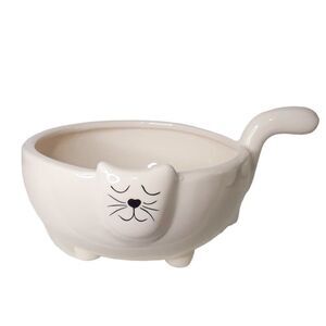 Cat Bowl Whimsical Cupboard 10 Strawberry Street Salsa Bowl, Planter, Dish